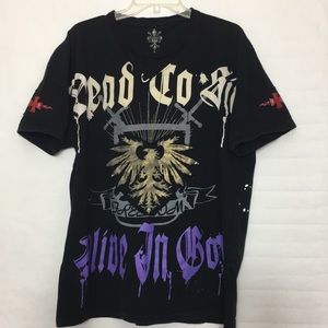 MRG men’s dead to sin alive in god t shirt XL